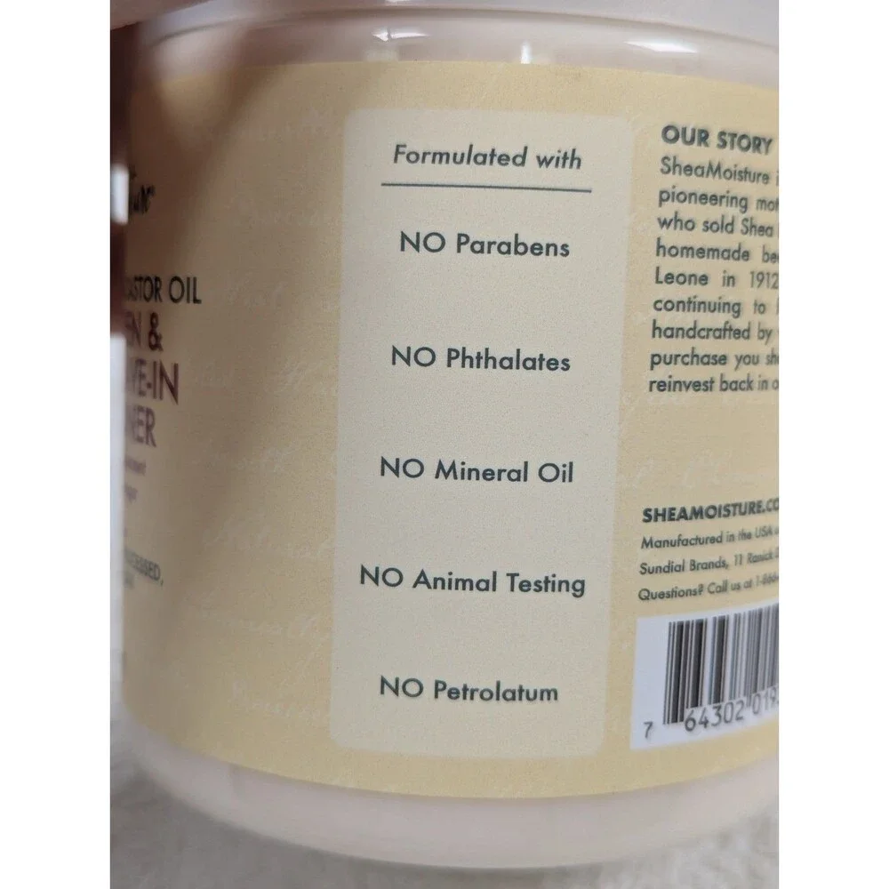 Shea Moisture Jamaican Black Castor Oil Smoothie Cream - 2 Pack